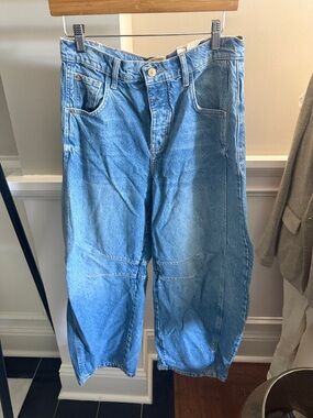 Free people barrel jeans